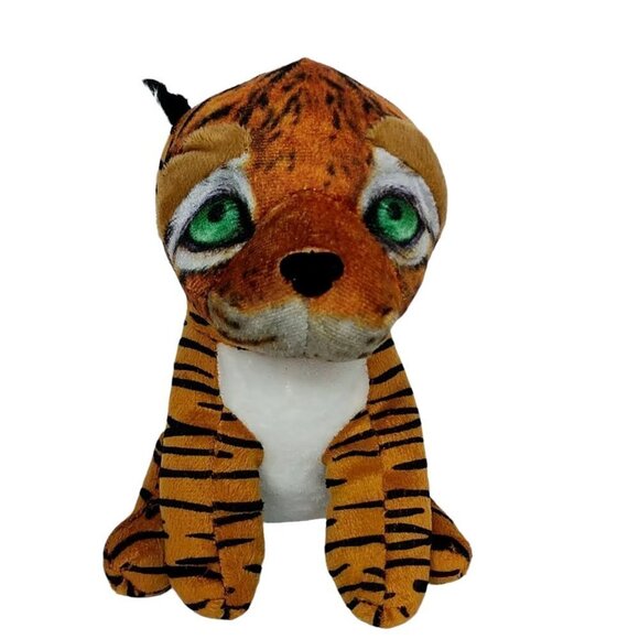 Dan Dee Orange Tiger Plush Stuffed Animal 7.75" - Picture 1 of 6